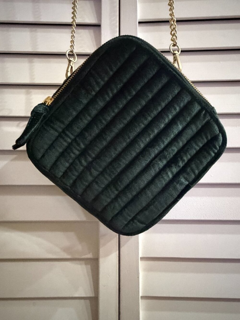 J Jill Luxe Velvet Quilted Purse - Picture 3 of 7